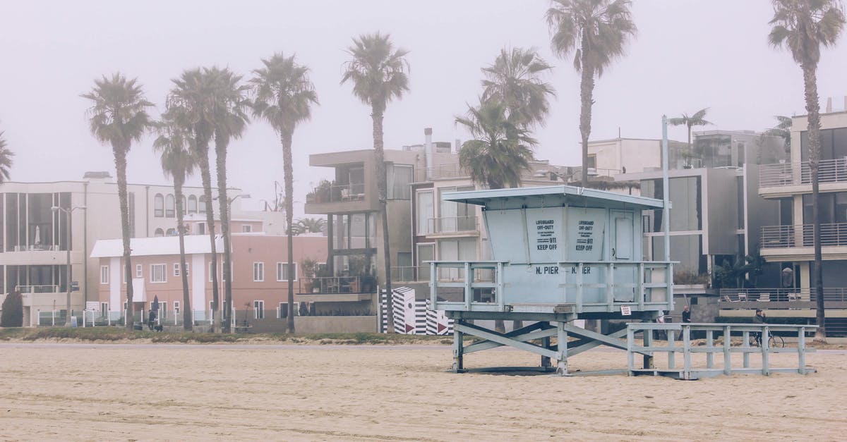 Do I need to take any precautions regarding smog when travelling? - Gray Lifeguard House on Beach