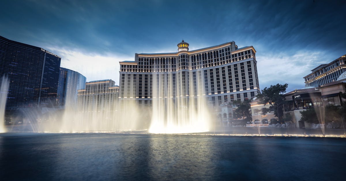 Do Las Vegas hotel rates change the further ahead you book? - White Concrete Building Near Water Fountain 