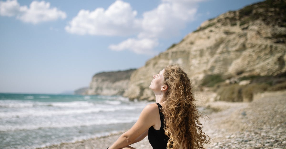 Do sea days count towards the 90/180 limit in Schengen area? - Woman with Curly Hair Sitting on a Beach in a Swimming Suit