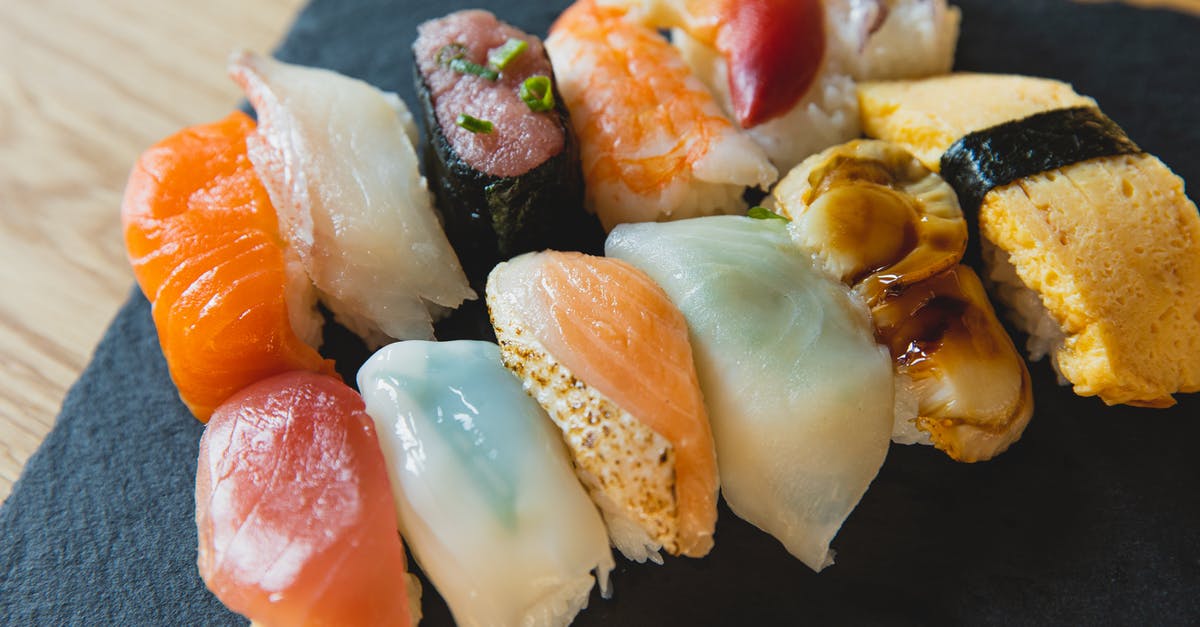 Do they serve sushi on flights? - Delicious sushi with raw fish