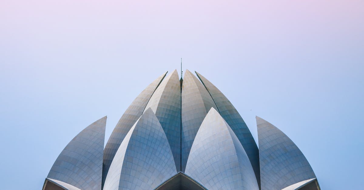 Do we stay airside at Delhi T3? - Lotus Temple