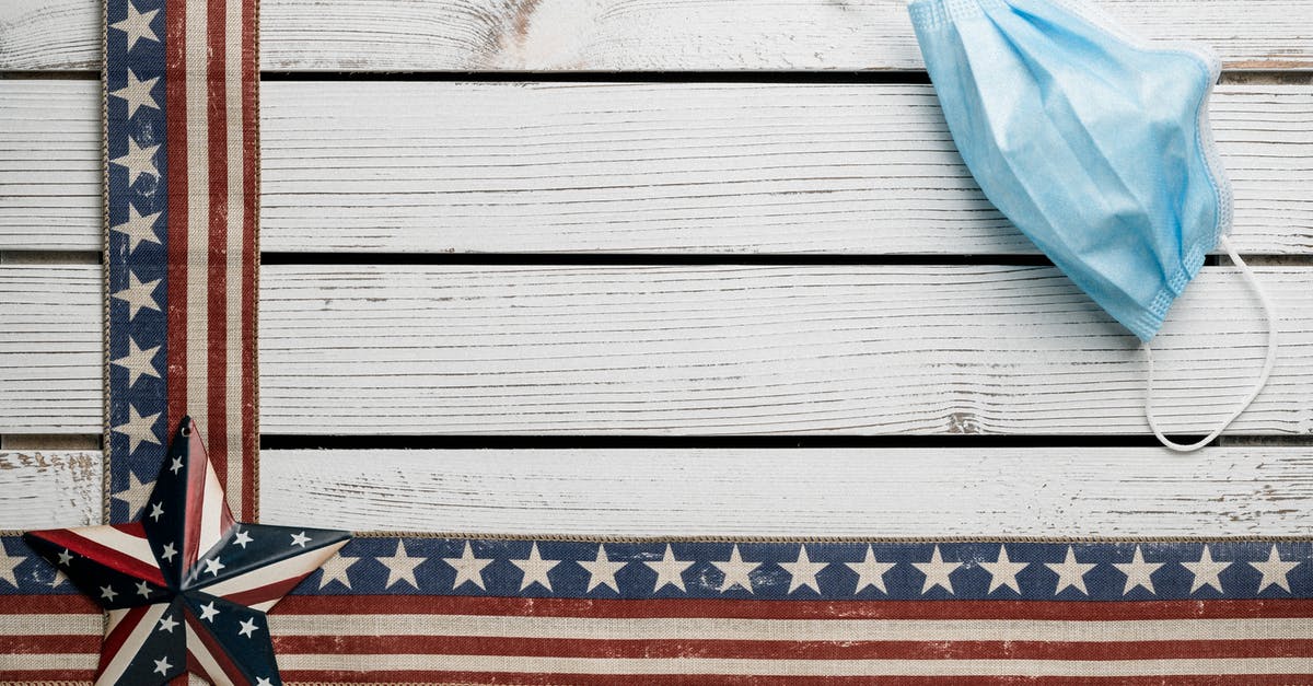 Does a US national need a medical visa to receive treatment in Australia? - Top view of ribbons and star badge with US flag pattern decorating rustic white wooden table with medical mask Does a US national need a medical visa to receive treatment in Australia? - Top view of ribbons and star badge with US flag pattern decorating rustic white wooden table with medical mask