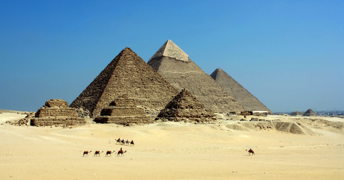 Does an Egyptian need a visa to transit in Istanbul? - Gray Pyramid on Dessert Under Blue Sky