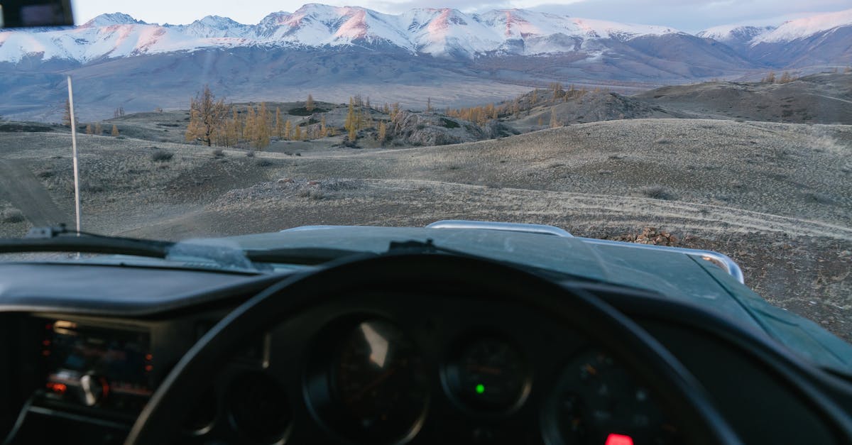 Does Colombia require proof of onward travel? - Mountains against blue sky seen from inside of car