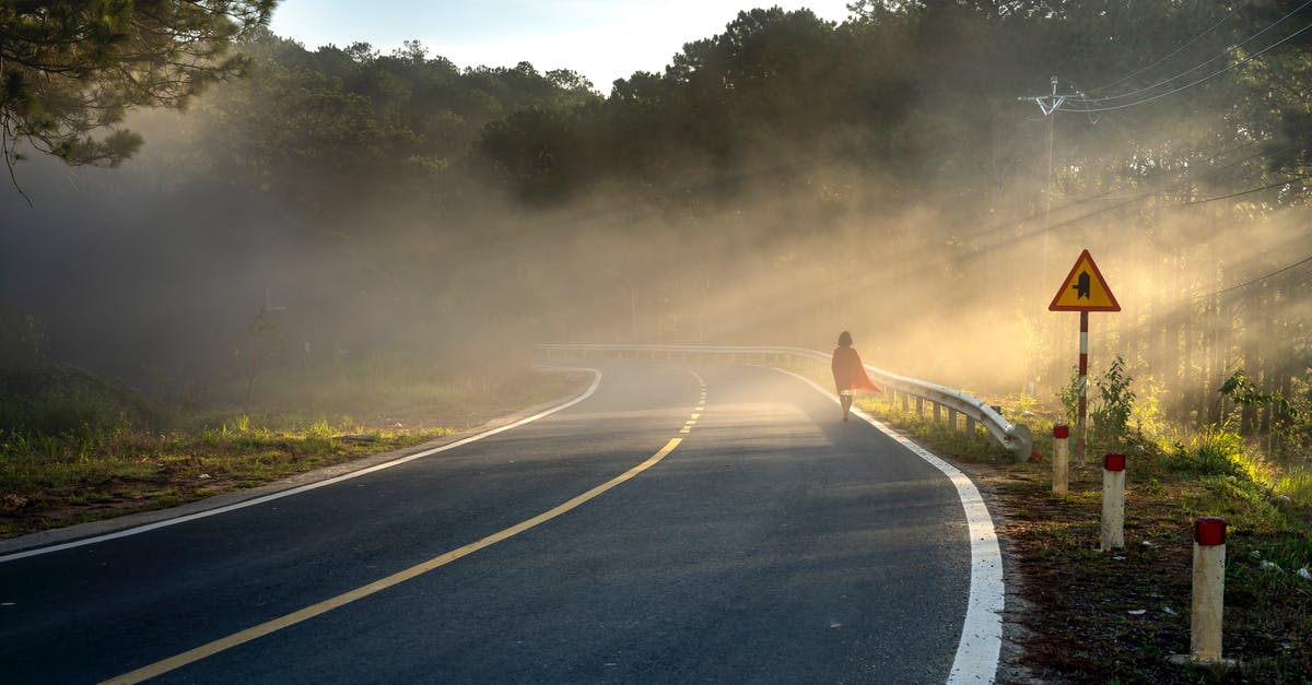 Does Flixbus make stops on long journeys? - Person Walking on Road