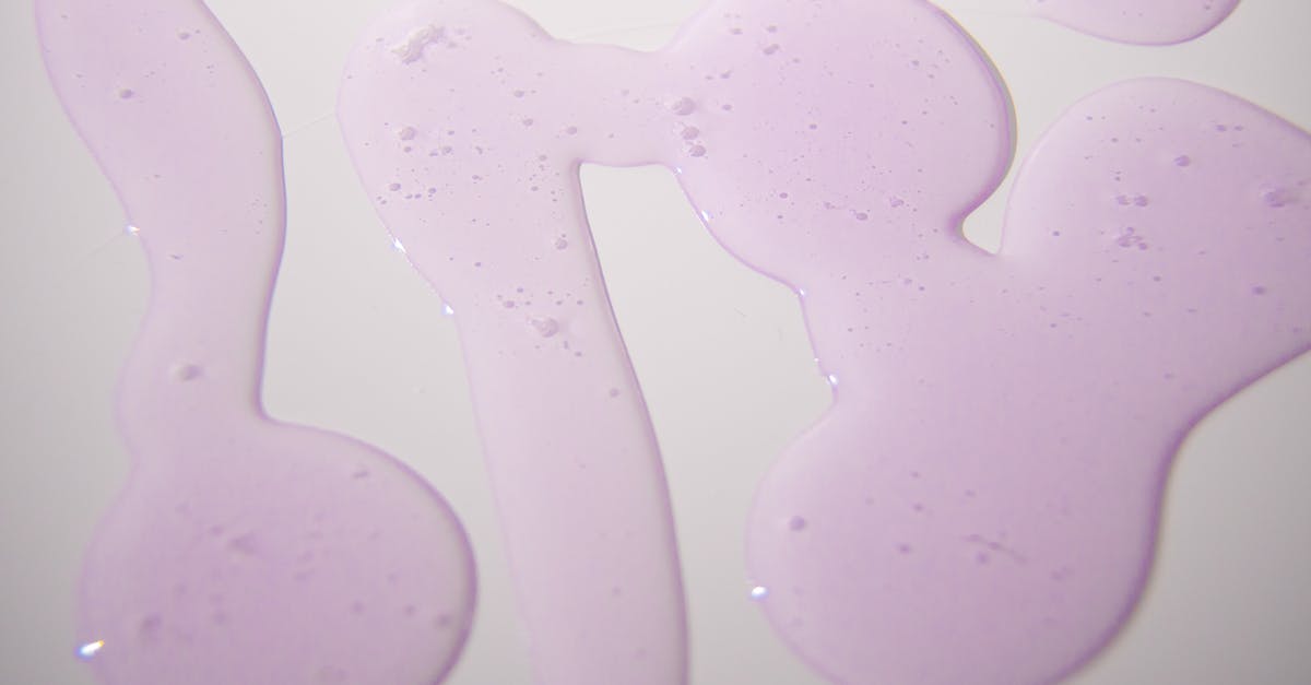 Does gel deodorant count as "liquids"? - Abstract background of gel spilled on white surface