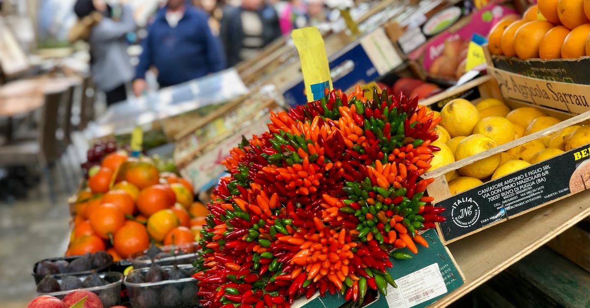 Does MasterCard work in Italy? - Photo of Assorted Vegetables and Fruits on Rack