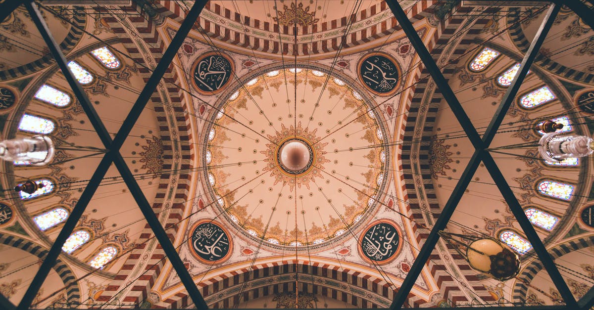 Does Turkish Airlines refund round trip after going the first half? - Ceiling with Arches and Glass Items 