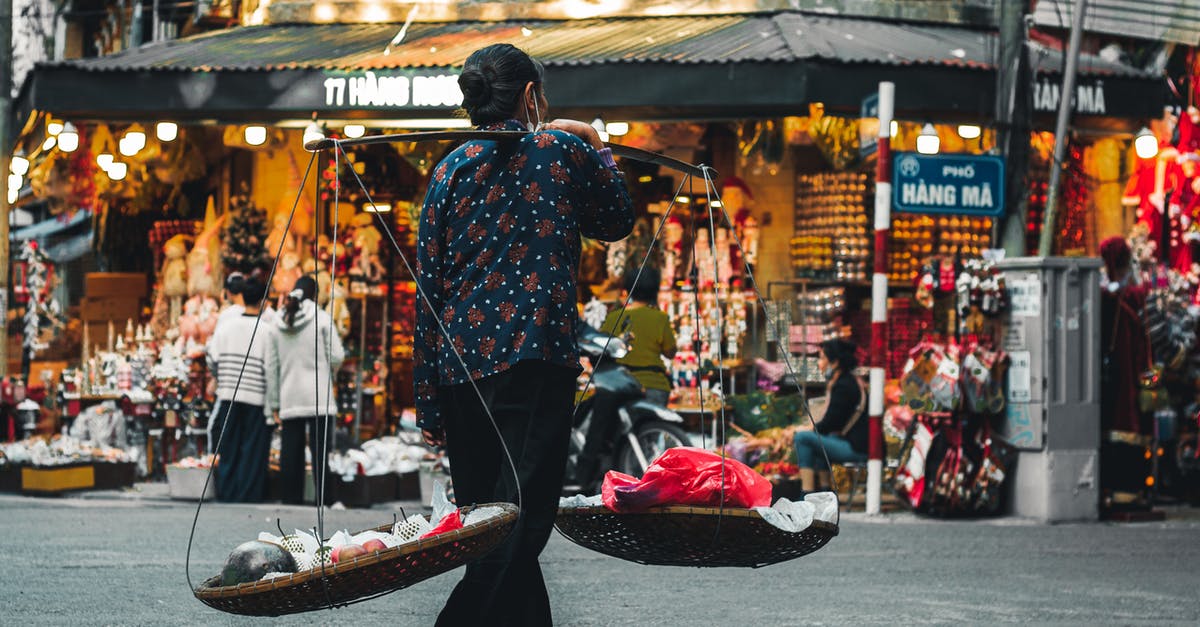 Does Vietnam allow concurrent passports? - A Woman Carrying Winnowing  Baskets with Fresh Fruits