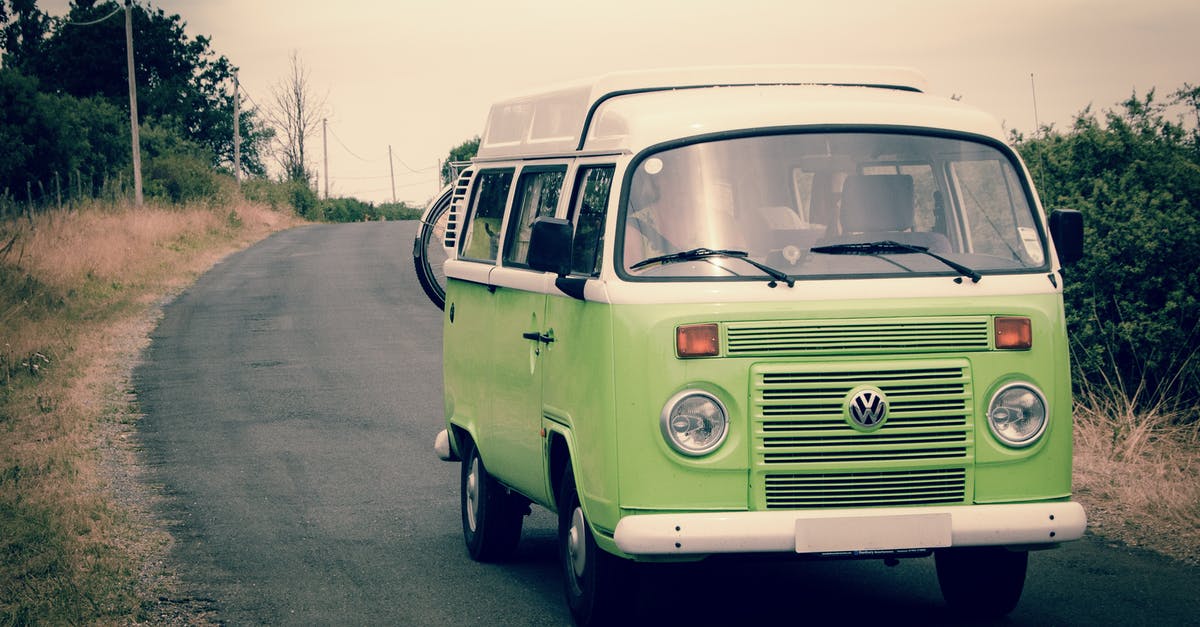 Drive or campervan on the Californian coast? [closed] - Green and White Volkswagen Combi