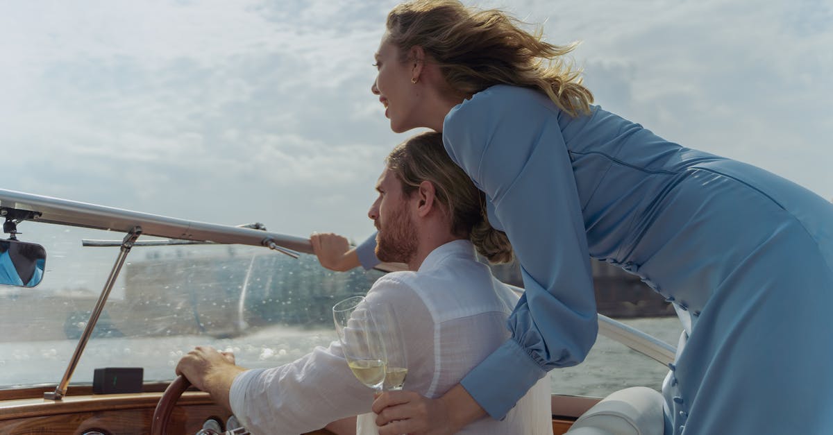 Driving courses for tourists - Couple Driving a Boat Together