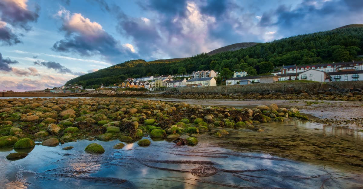 Driving in Ireland and Northern Ireland - Landscape Photography of Mountain and Houses