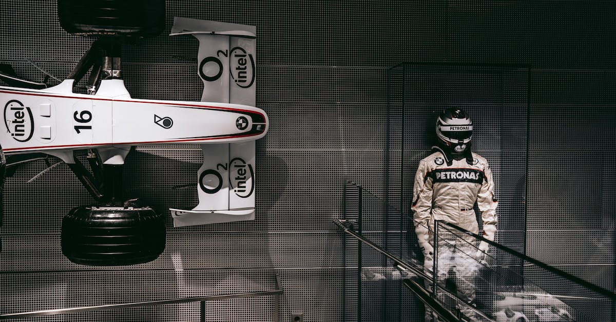 Driving into Germany over Easter weekend - F1 Driver Statue Beside F1 Car