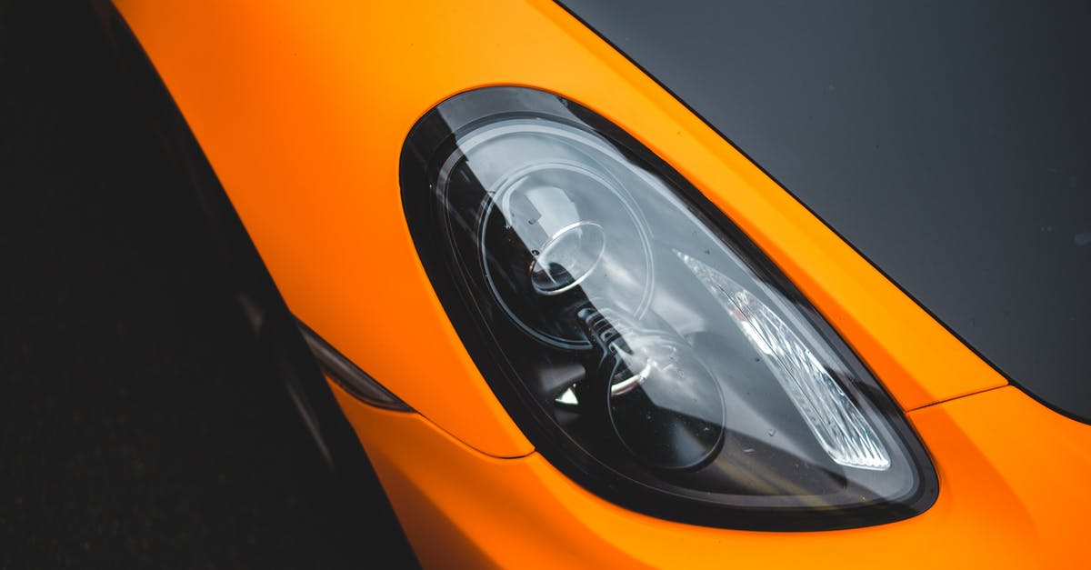 Driving to San Francisco from Orange County [closed] - Headlight of modern sports car