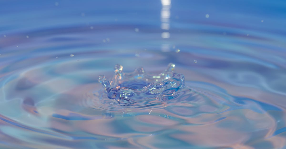 Drop zones for skydiving in China - Close up of a Water Splash