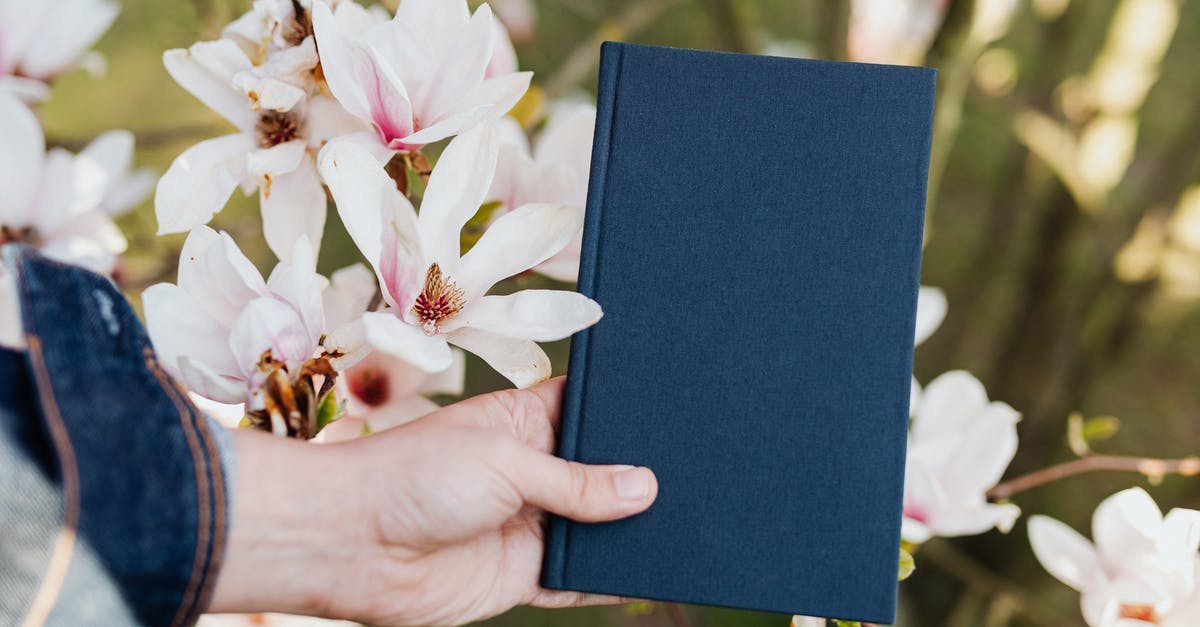 dropped out from school on schengen long term student visa [closed] - Closed book in hand of anonymous person against flower background on sunny day