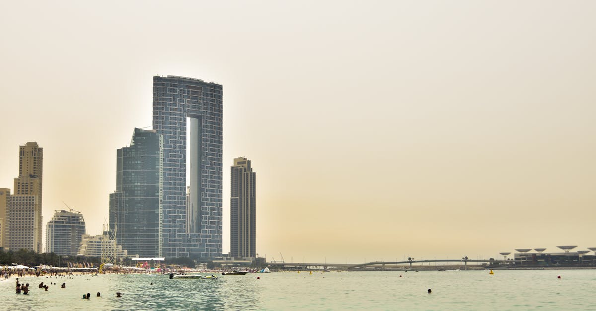 Dubai Terminal 3 - High Rise Buildings Near Sea