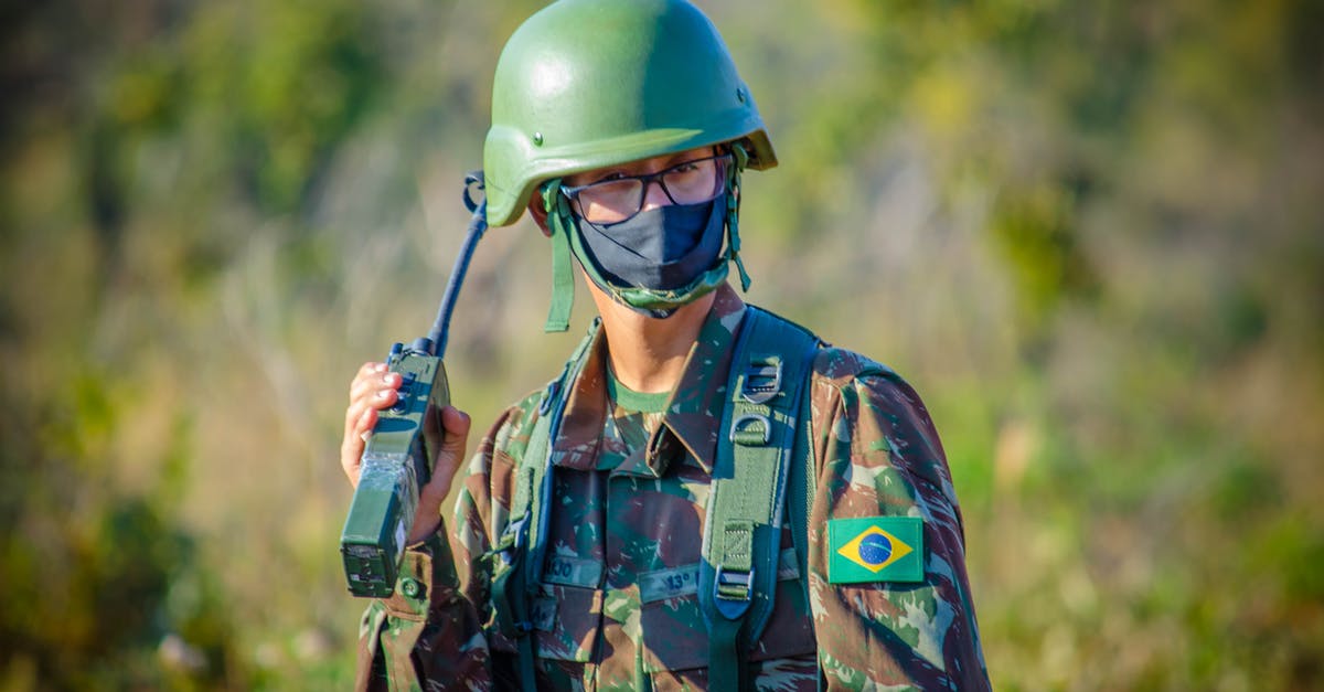 Duty exemption for non-resident aliens [closed] - Man in Green and Brown Camouflage Uniform Wearing Green Helmet