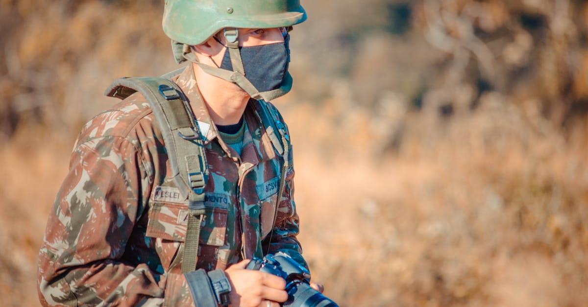 Duty exemption for non-resident aliens [closed] - Close-up Photo of Soldier holding Camera 