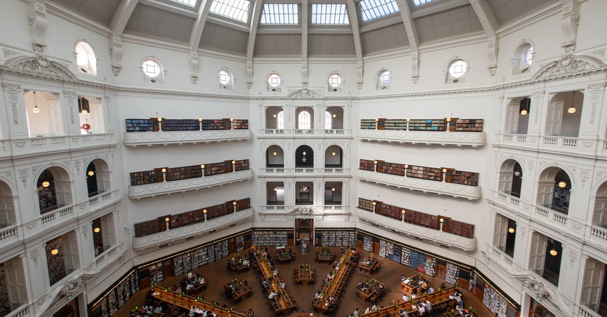 Duty on items bought in Australia - The Interior Design of State Library of Victoria in Melbourne