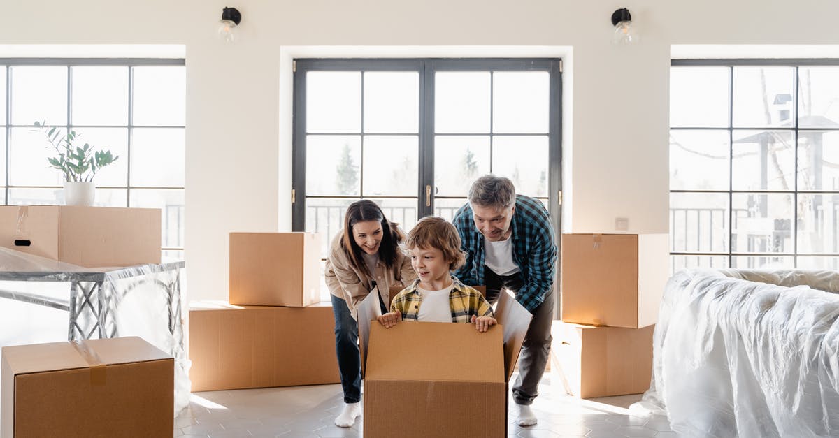 EEA family permit visa application (Accommodation) - A Couple Looking at their Son Inside the Box