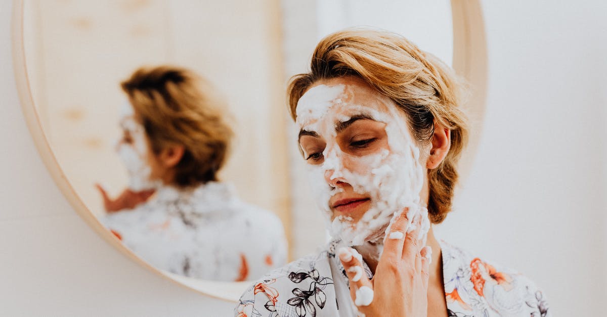 EHIC, applying for a refund - Woman Applying Skin Face Mask 