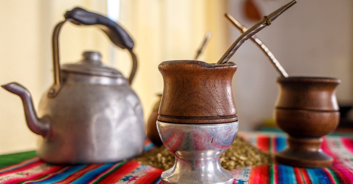 El Calafate, Argentina [closed] - Stainless Steel Pitcher on Table