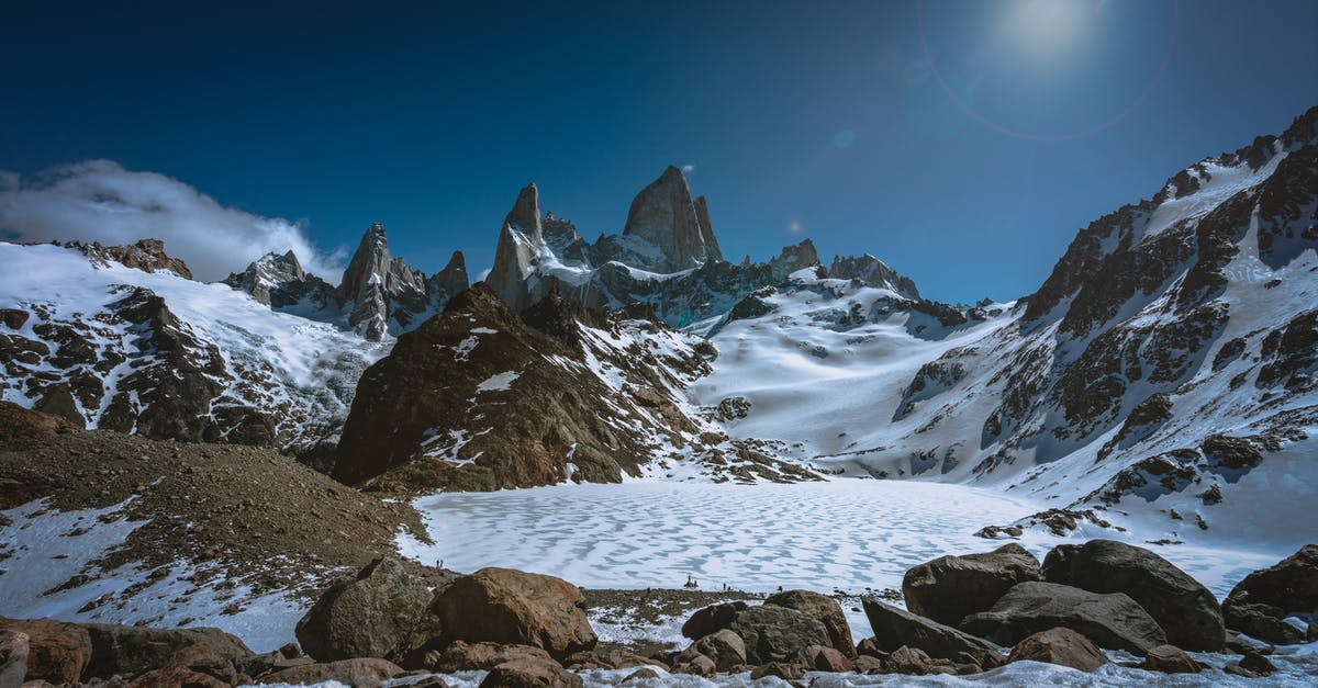 El Chalten / El Calafate to Bariloche - options in 2016/17 - Snow Covered Mountain Under Blue Sky