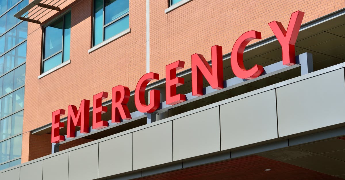 Emergency health care in England for a non-resident - Emergency Signage