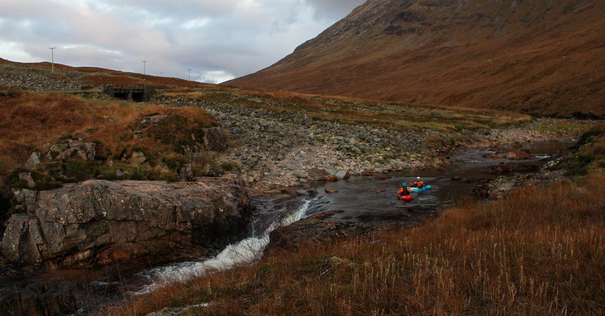 Encountering Weasels in the Wild in Scotland - Black Car on Road Near Mountain