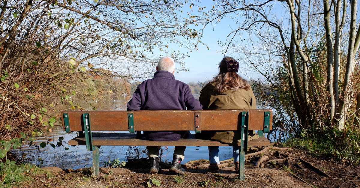 Enter to UK with EEA wife as non EAA [duplicate] - A Couple Sitting on a Bench by the Lake in Autumn 