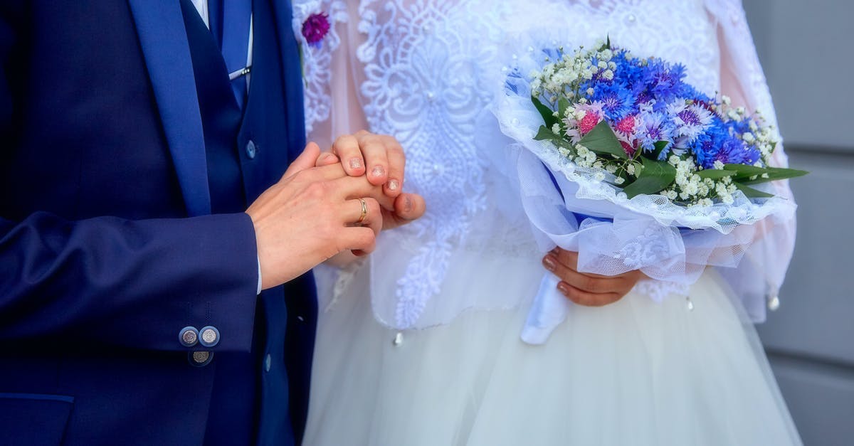 Enter to UK with EEA wife as non EAA [duplicate] - Bride and Groom Holding Hands 