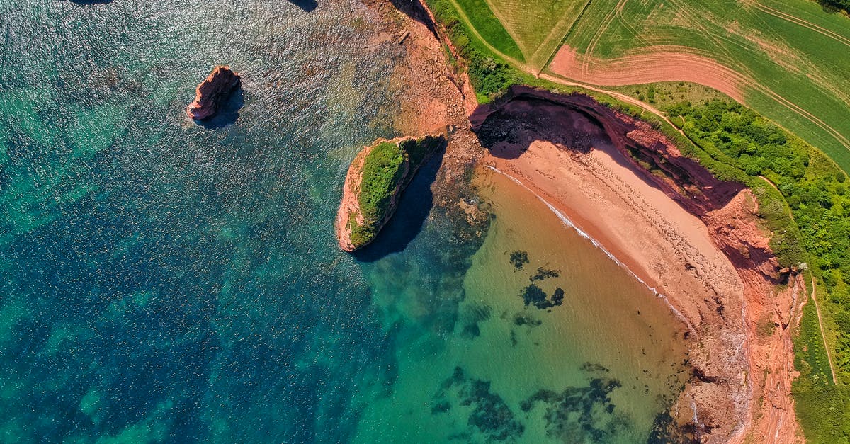 Entering and leaving the UK on the day of visa expiry - Aerial View of Green and Brown Land