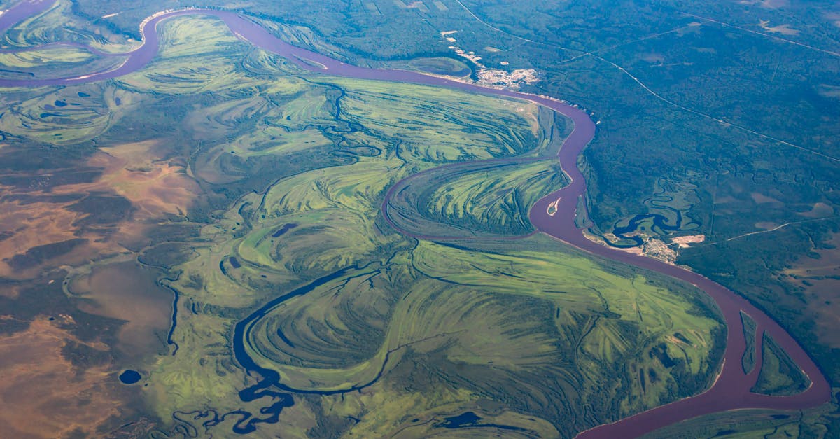 Entering Russia via land border as a UK/Israeli citizen - Aerial Photography of Green Land