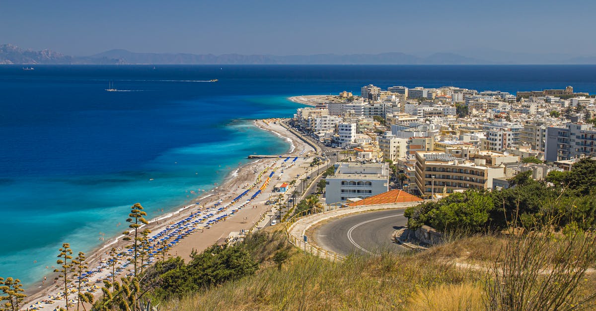 Entry into the European Union with Greek visa [closed] - Aerial View of City Near Sea