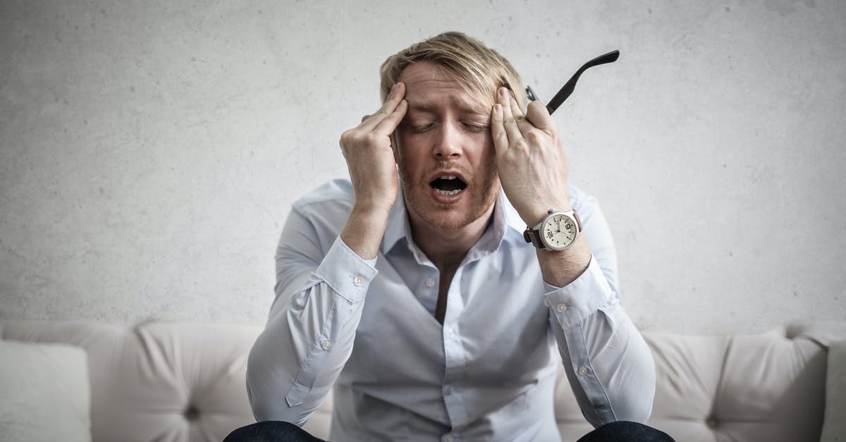 ESTA, first name confusion - Photo Of Man Touching His Head