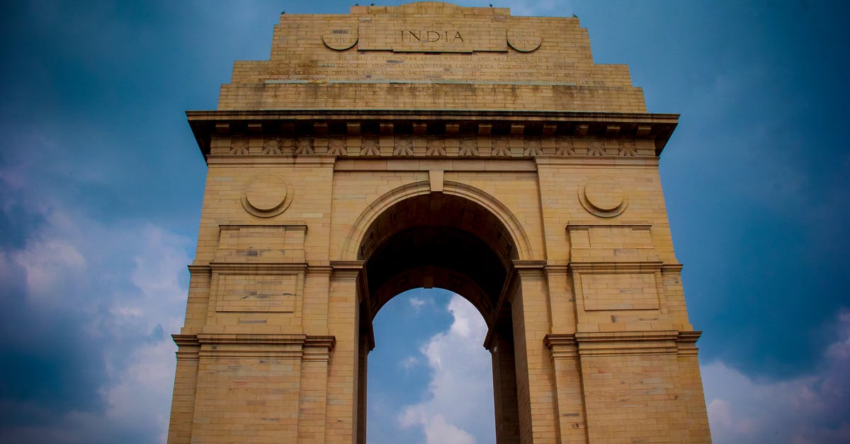 EU Blue card applied and travel back to India - Brown Concrete India Gate