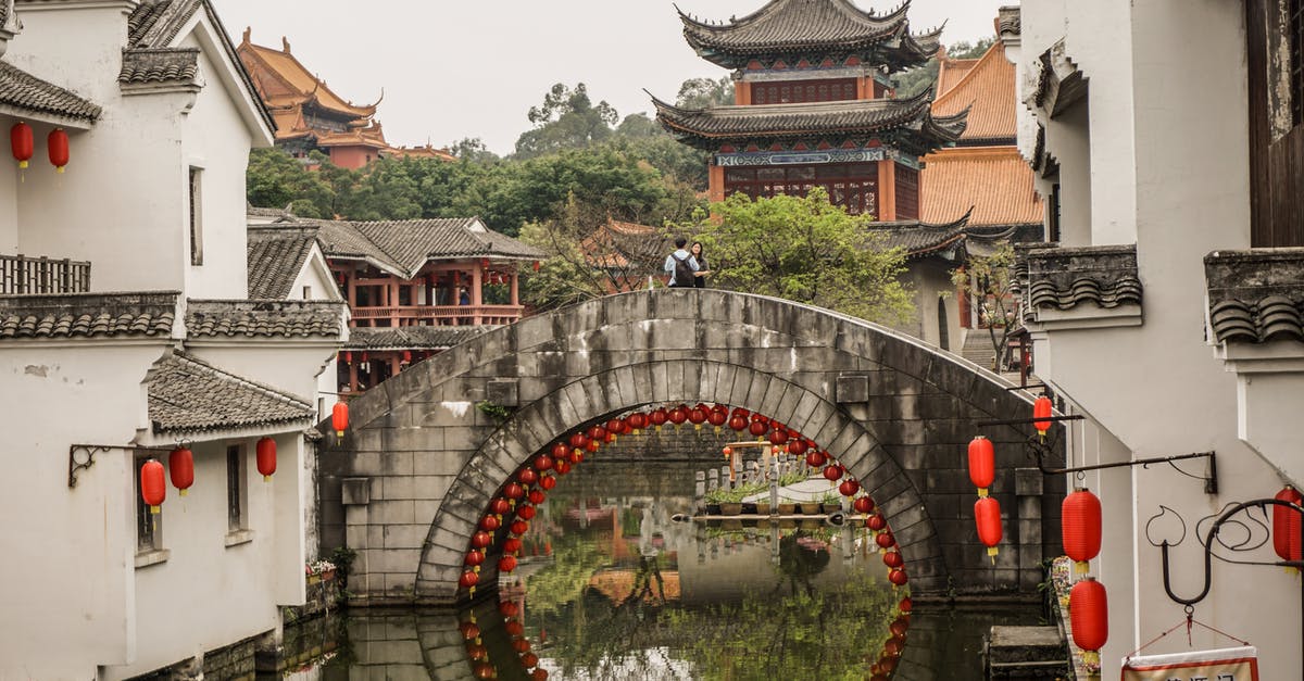 EU (French) citizens want to visit China - Red and White Concrete Building