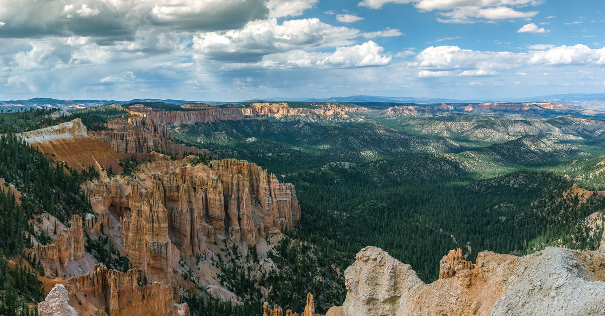 EU national entering in USA with a single vaccination shot - Aerial Photography of Mountains