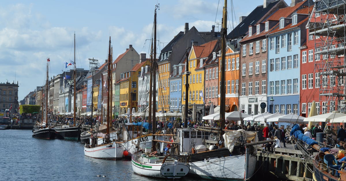 European border for tourists - Nyhavn, Denmark