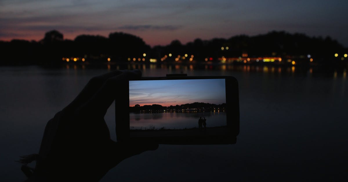 Evening landing (or take-off) pictured on photo - Photography of City