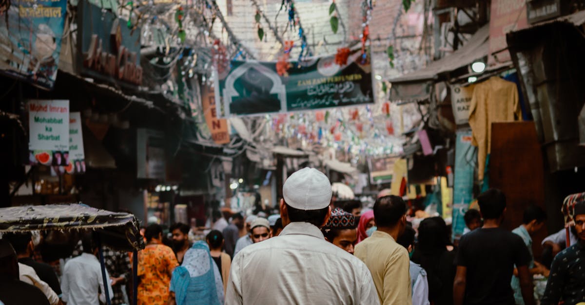 E-visa for India cruise - People Walking on Street