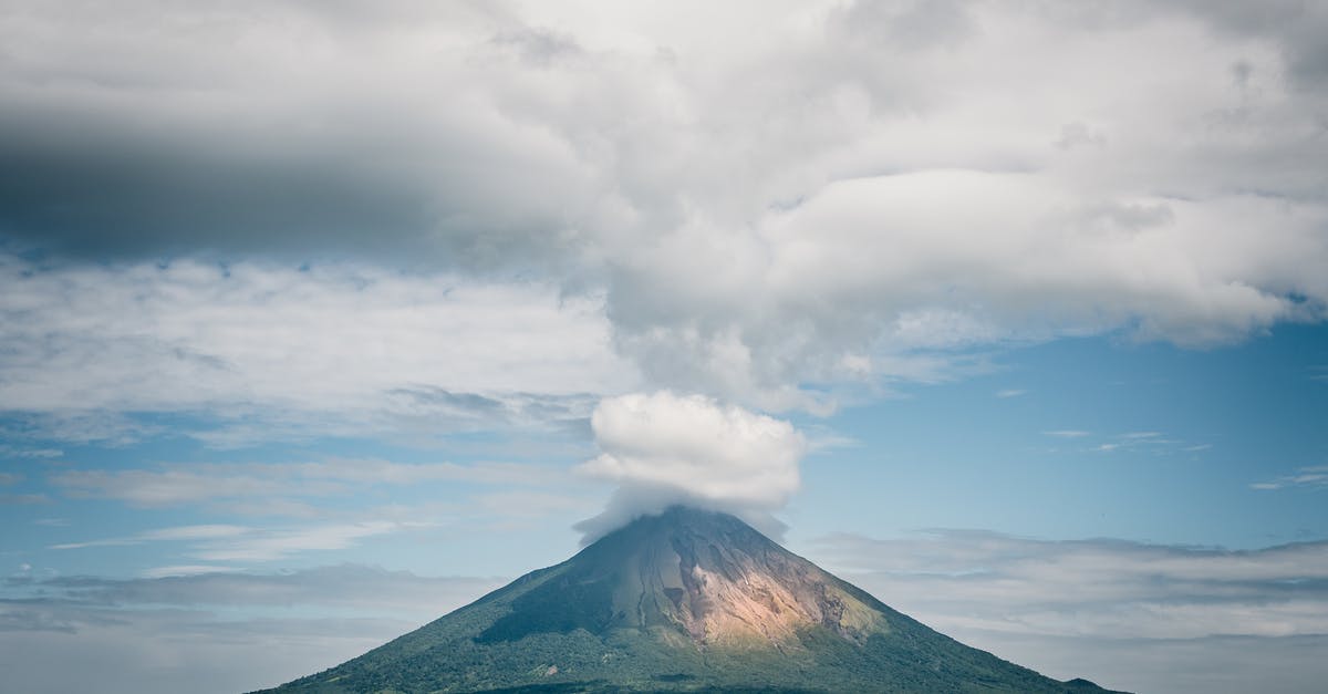 Exchanging Costa Rican Colones in Nicaragua -  Mountain Under White Cloudy Sky