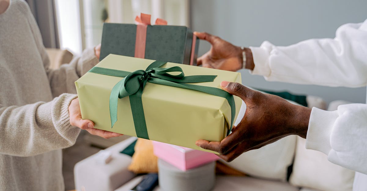 Exchanging USD for ARS tips - Two People Exchanging Gifts