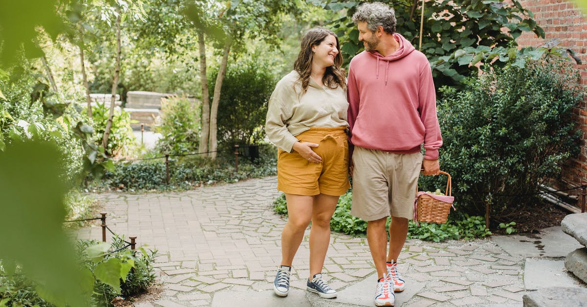 Expected arrival date changed - Australian Visitor 600 Visa - Happy couple walking with basket for picnic