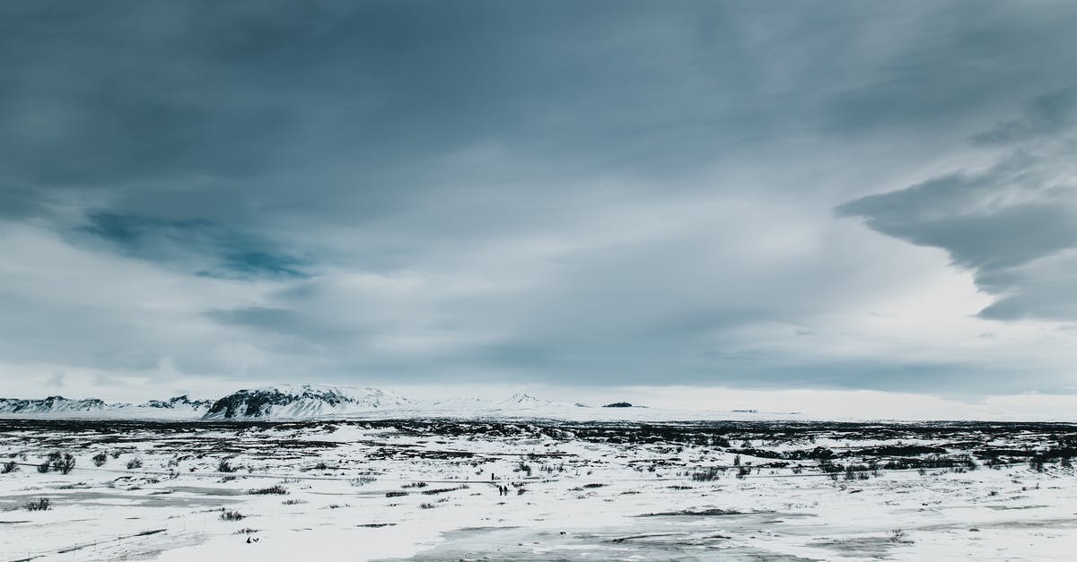 exploring the Juneau ice field [closed] - Picturesque scenery of wild peaceful terrain in highland covered with snow against cloudy sky in winter