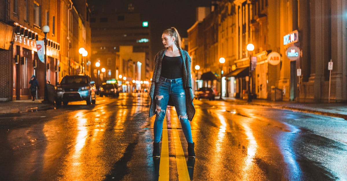 Express Lanes at UK Immigration - Photo Of Woman Standing In The Middle Of The Street