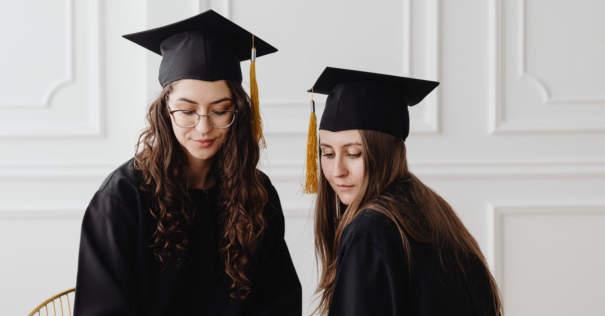 F1 visa after graduation - Woman in Academic Dress and Academic Hat