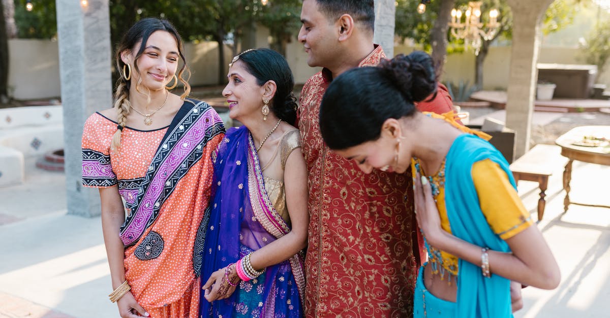 Family booking of 35-40 people on Indian Railways - is it possible? - A Group of People Wearing Traditional Clothing Standing Side by Side