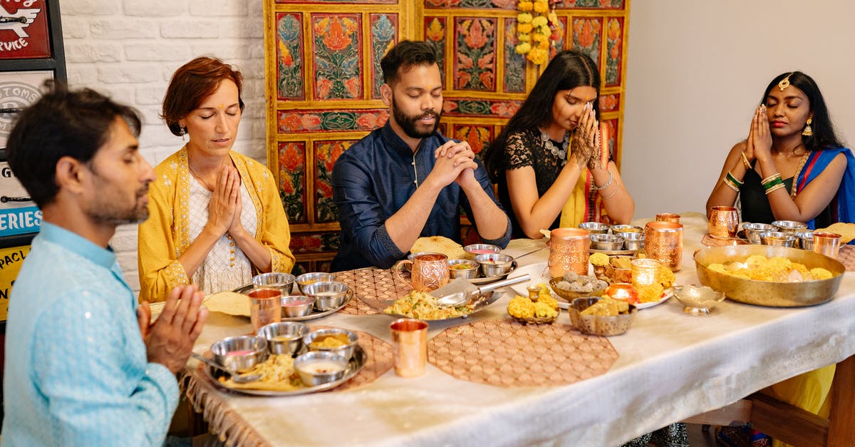 Family booking of 35-40 people on Indian Railways - is it possible? - Group of People Praying in Front of the Table